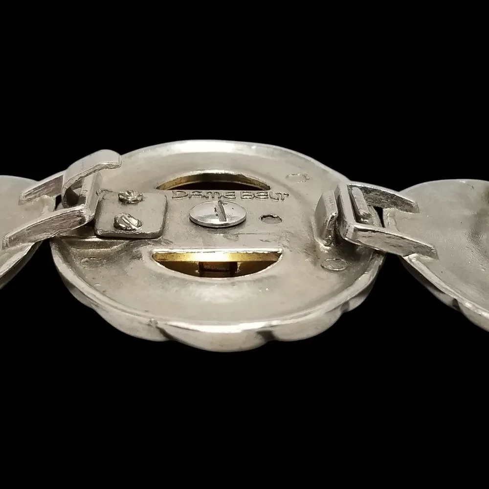 Vintage Belt Buckle Women 3-Piece Victorian Hippie Made In The‎ USA By Dame Belt